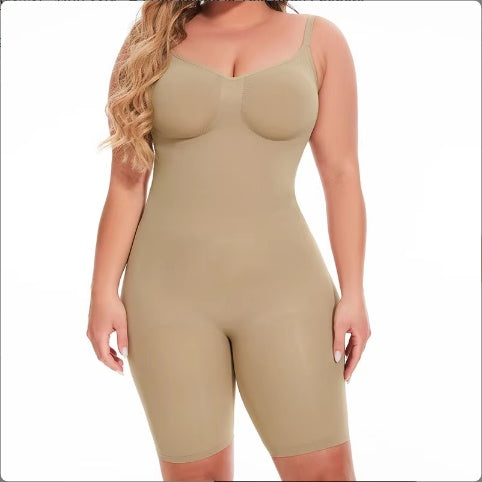 Dropship SEAMLESS Postpartum Abdomen Shapewear Sculpting Short Mid Thigh Slimming Body Shaper For Women Tummy Control Slimmer